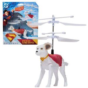 DC Comics Superman Hand Guided Flight Up In The Sky Flying Krypto Super Dog NEW